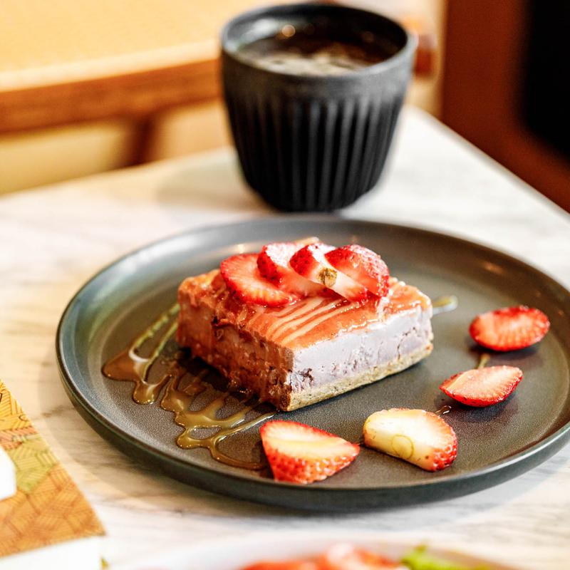 Guava Cheesecake.